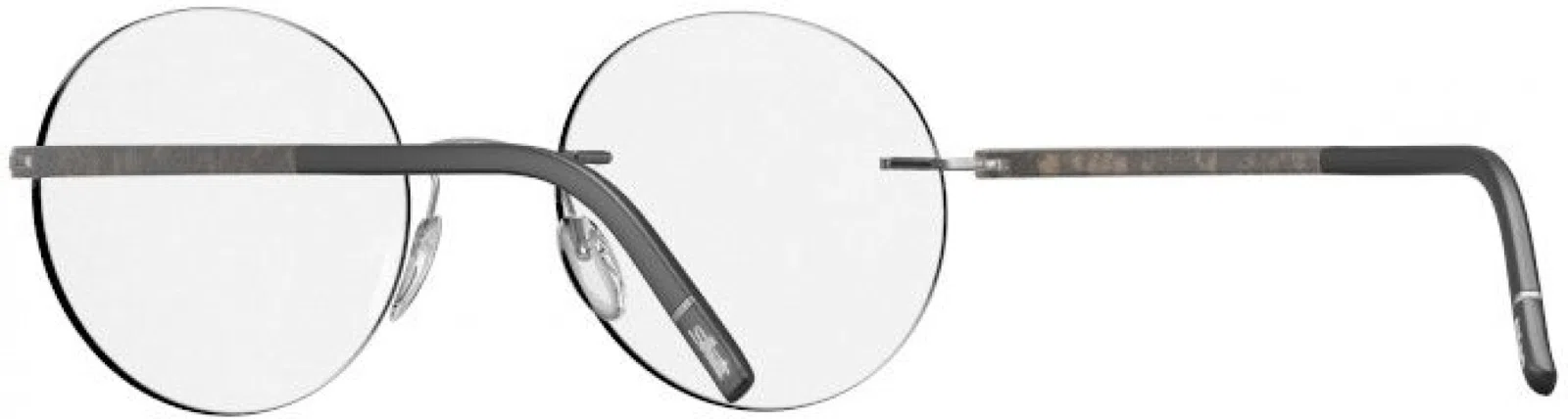 Silhouette The Wave Color Groove Demo Rimless 5567 Eyeglasses - view 89